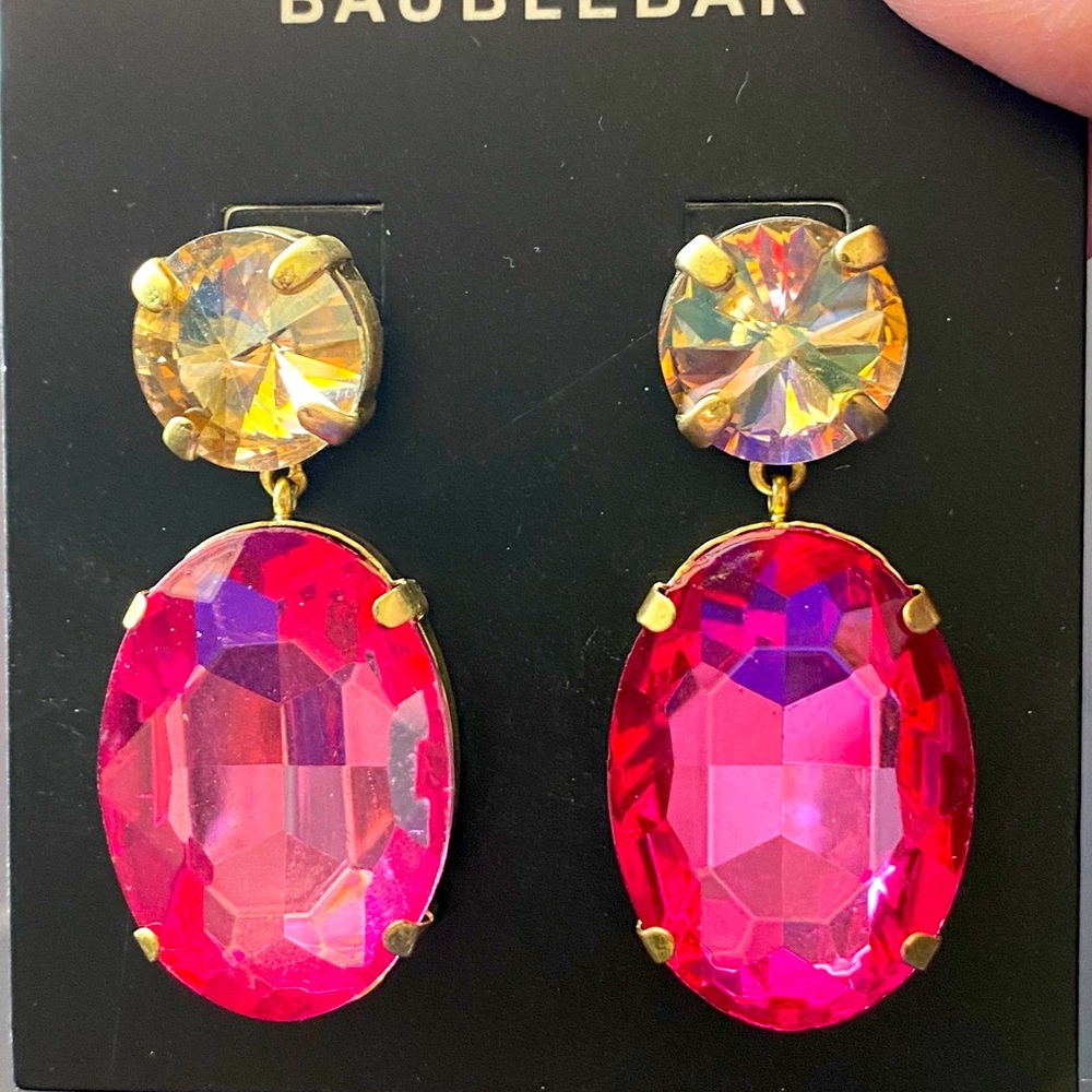 ❤️Baublebar Pink and Gold Earrings❤️